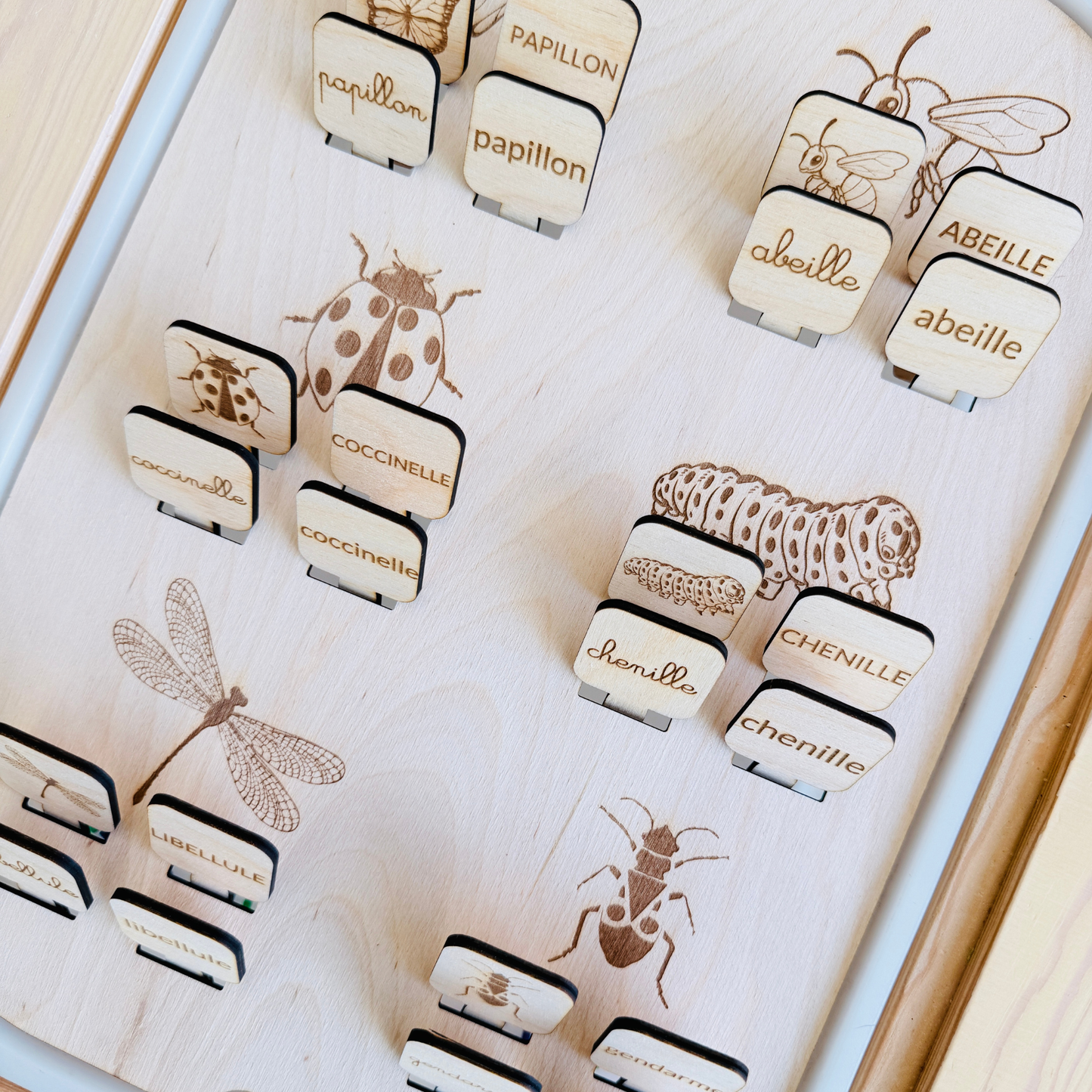 Grand insert en bois TROFAST