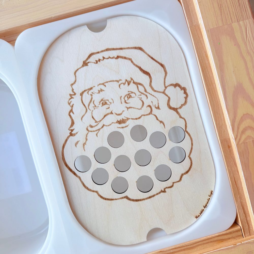 insert pere noel trous bois trofast