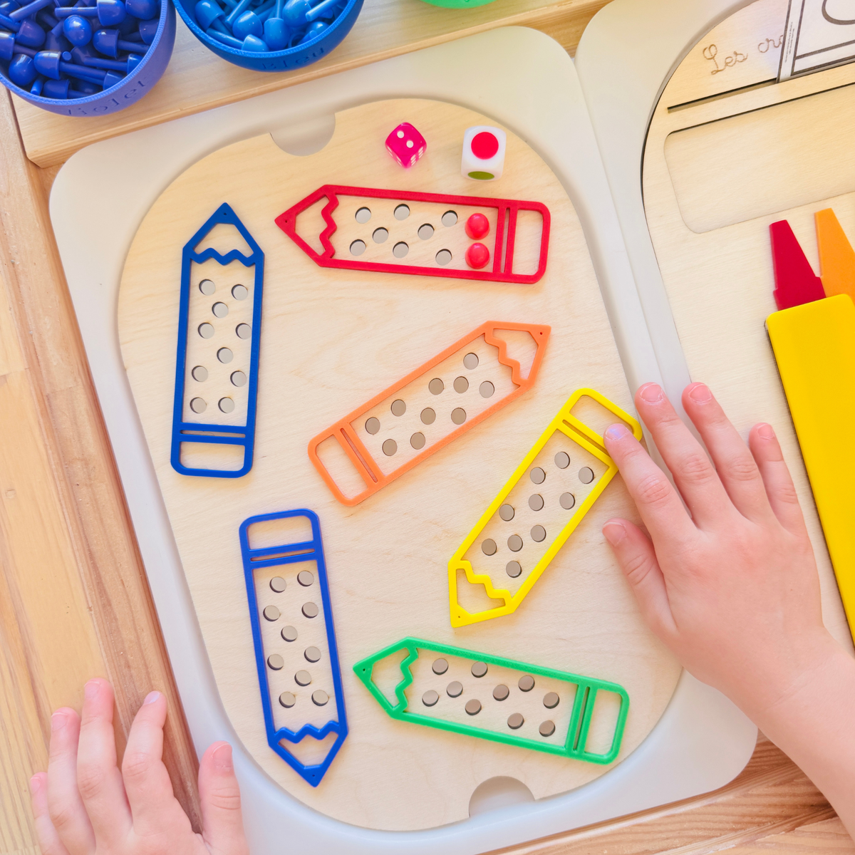 Petit insert TROFAST Les crayons de couleur
