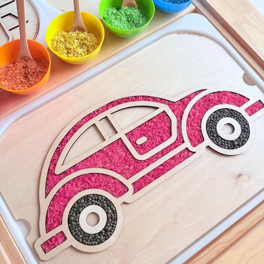 Insert TROFAST en bois Voiture à remplir