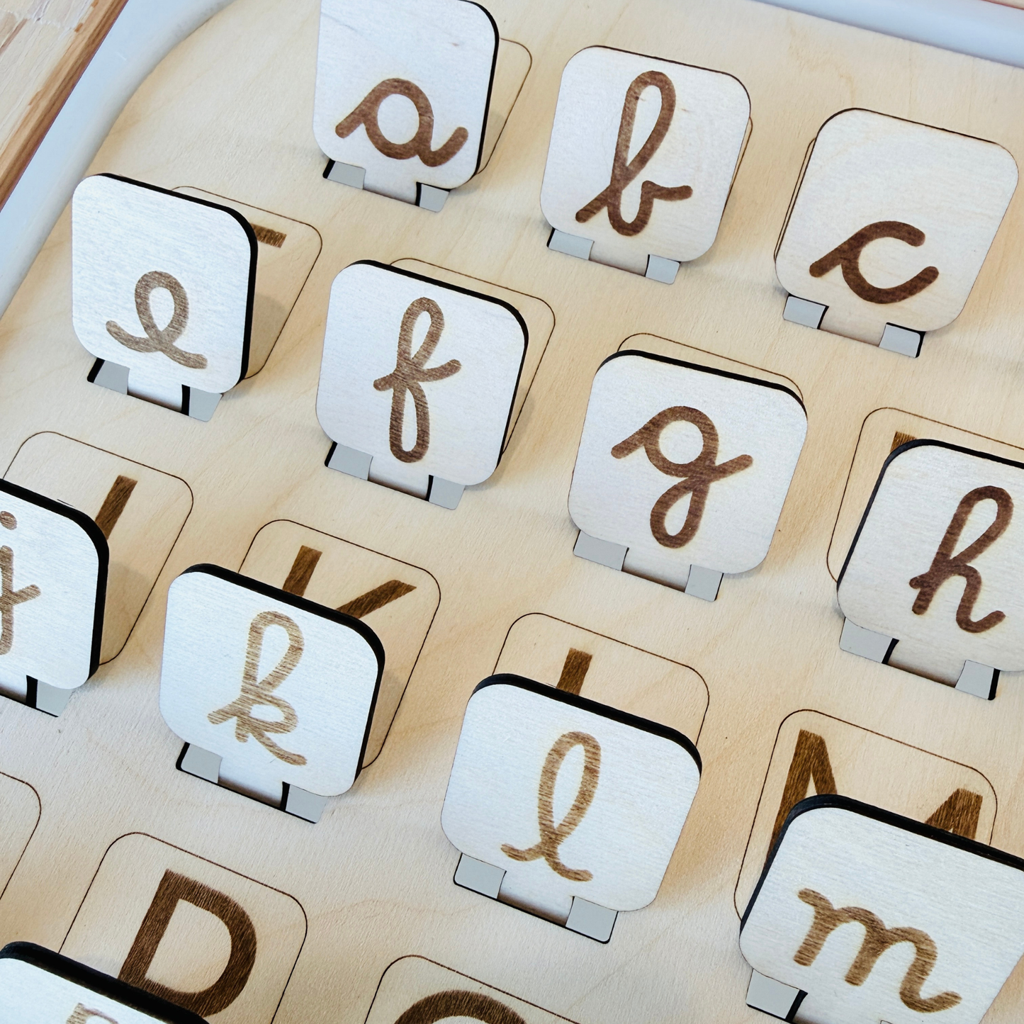 Alphabet cursif à ajouter l'insert : J'apprends l'alphabet
