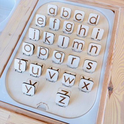 Alphabet script à ajouter à l'insert : J'apprends l'alphabet