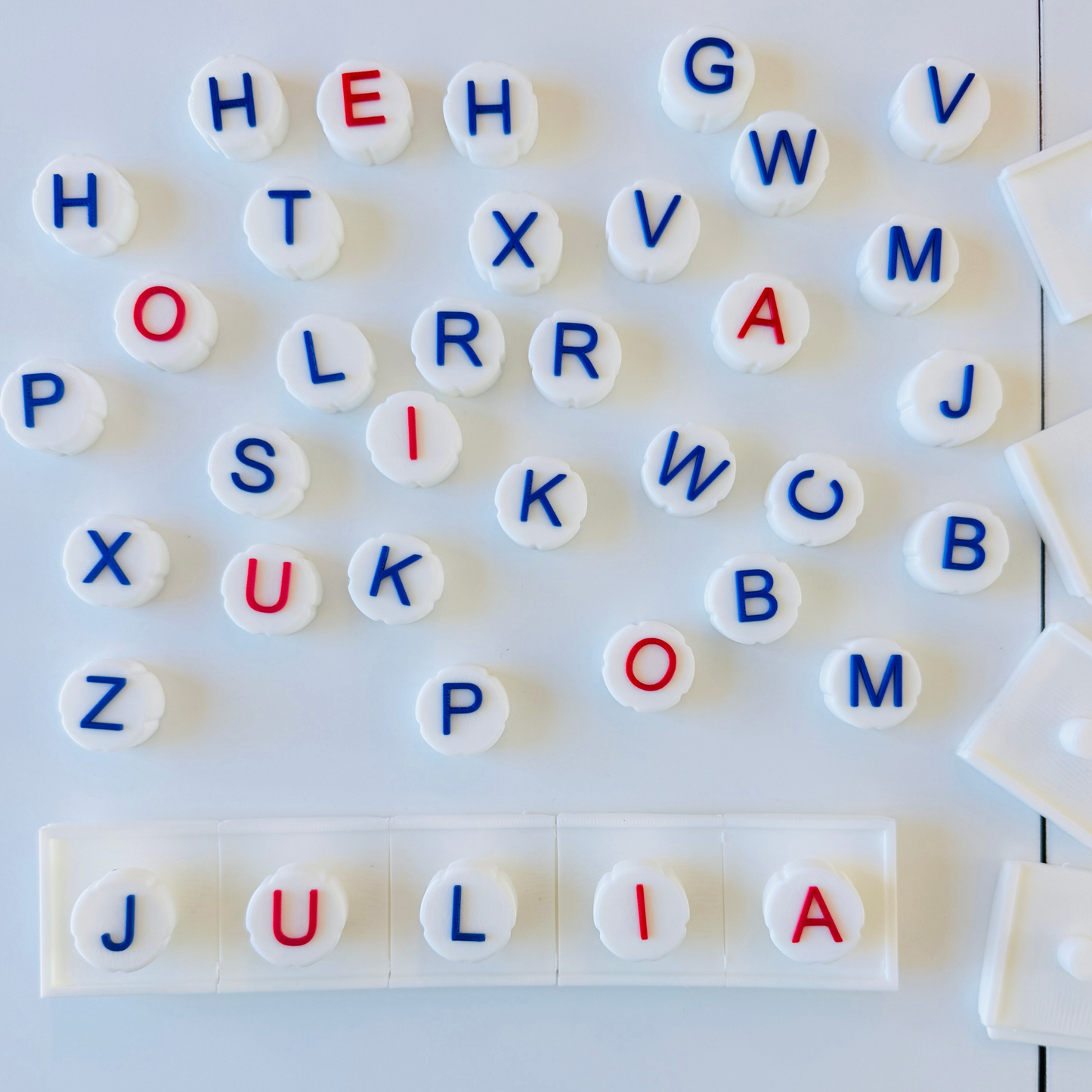 Bouchons Alphabet et/ou support modulable