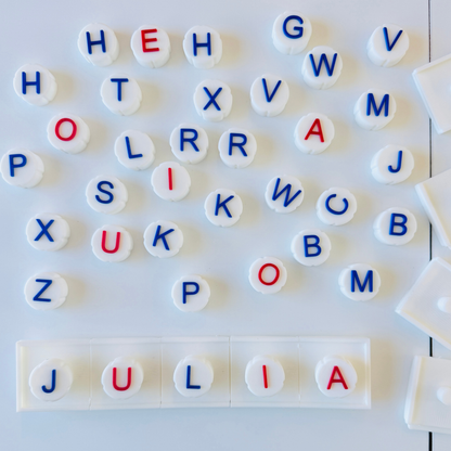 Bouchons Alphabet et/ou support modulable