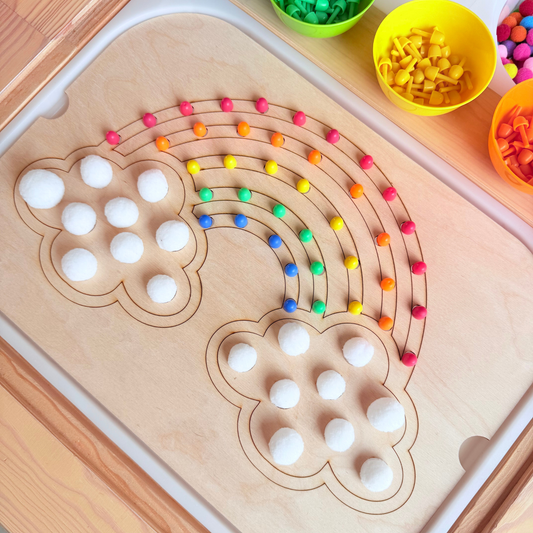 Insert en bois TROFAST Arc-en-ciel à trous