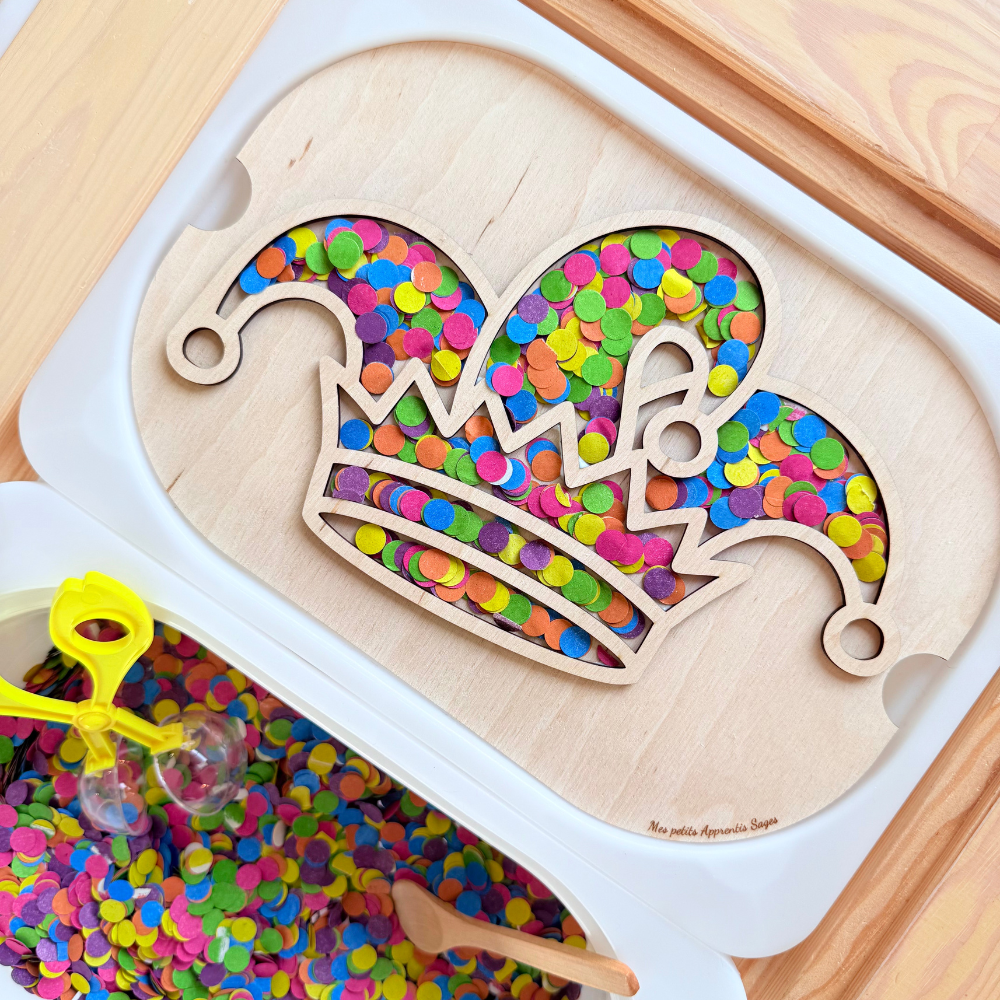 Petit insert en bois TROFAST Chapeau carnaval à remplir