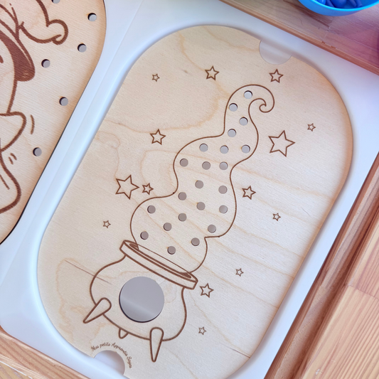 Petit insert en bois TROFAST Chaudron magique