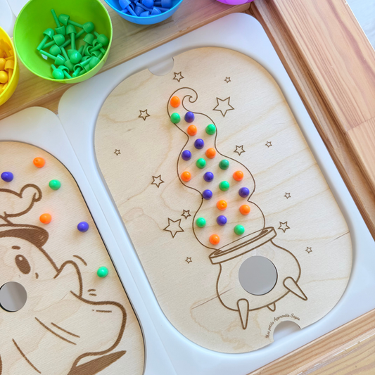 Petit insert en bois TROFAST Chaudron magique