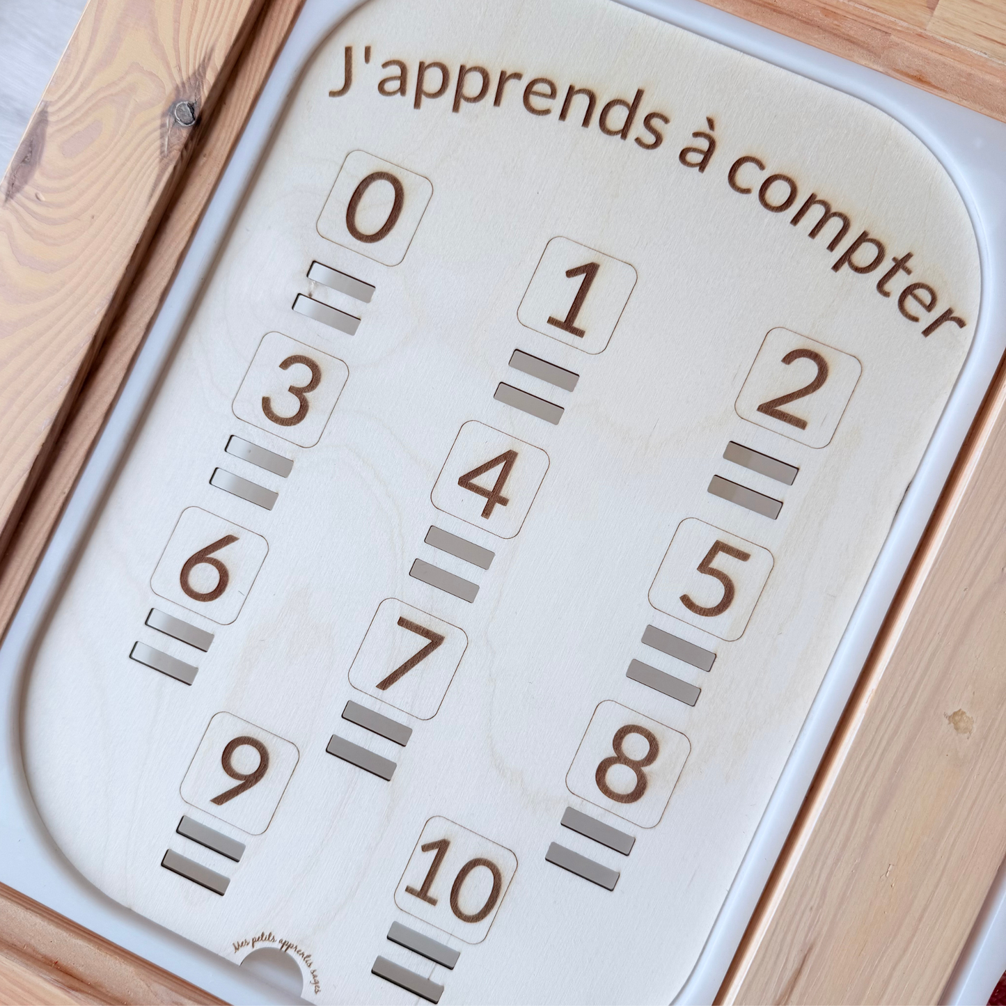 Insert en bois TROFAST J'apprends à compter