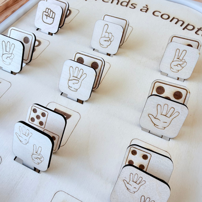 Insert en bois TROFAST J'apprends à compter
