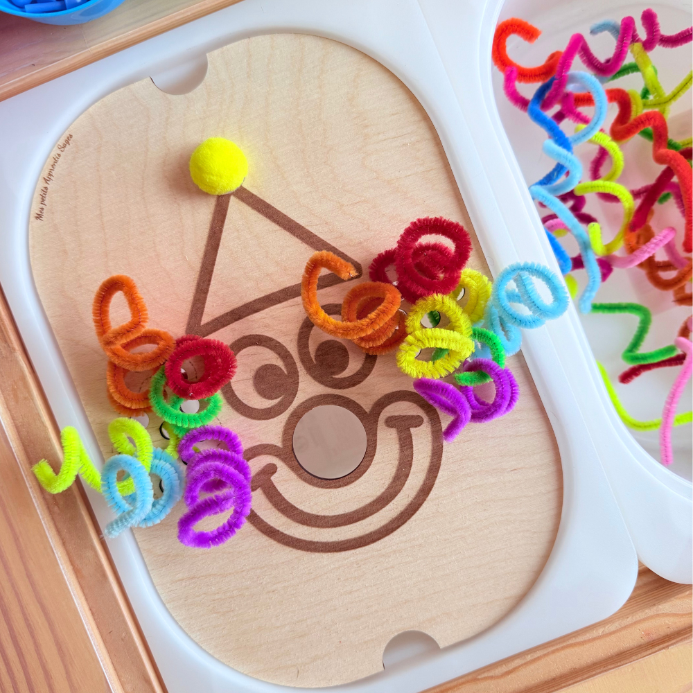 Petit insert en bois TROFAST Carnaval clown rigolo