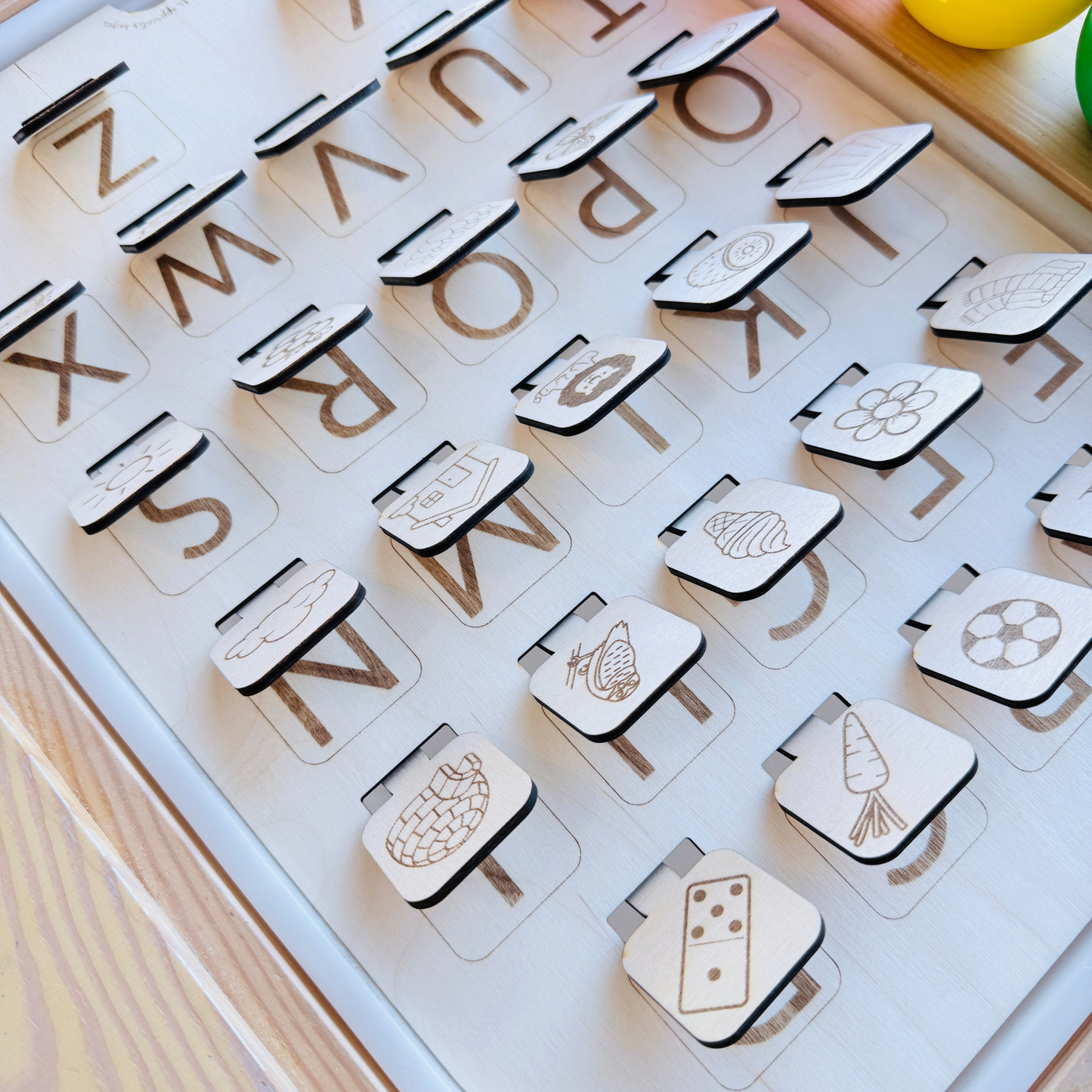 J’apprends les sons - Lot d'images associées aux lettres en complément de l'insert J'apprends l'alphabet