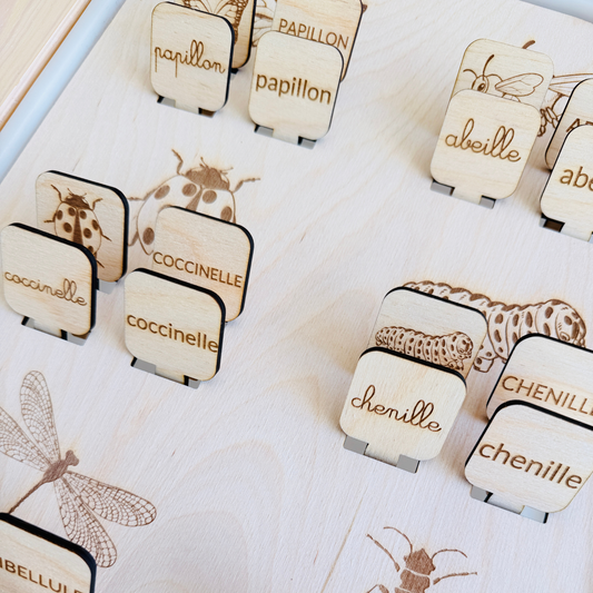 Grand insert en bois TROFAST