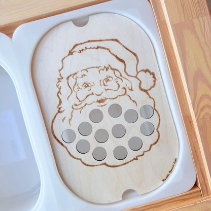 insert pere noel trous bois trofast