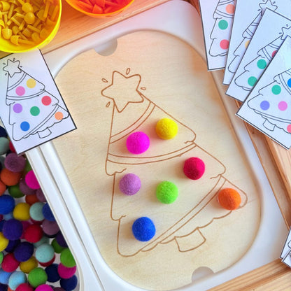 insert sapin de Noël bois trofast