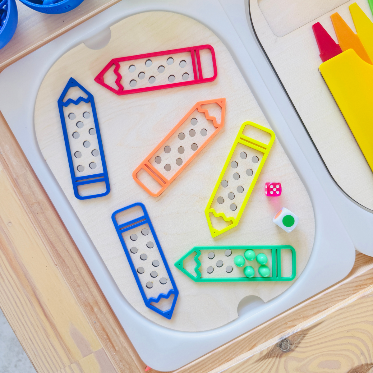 Petit insert TROFAST Les crayons de couleur