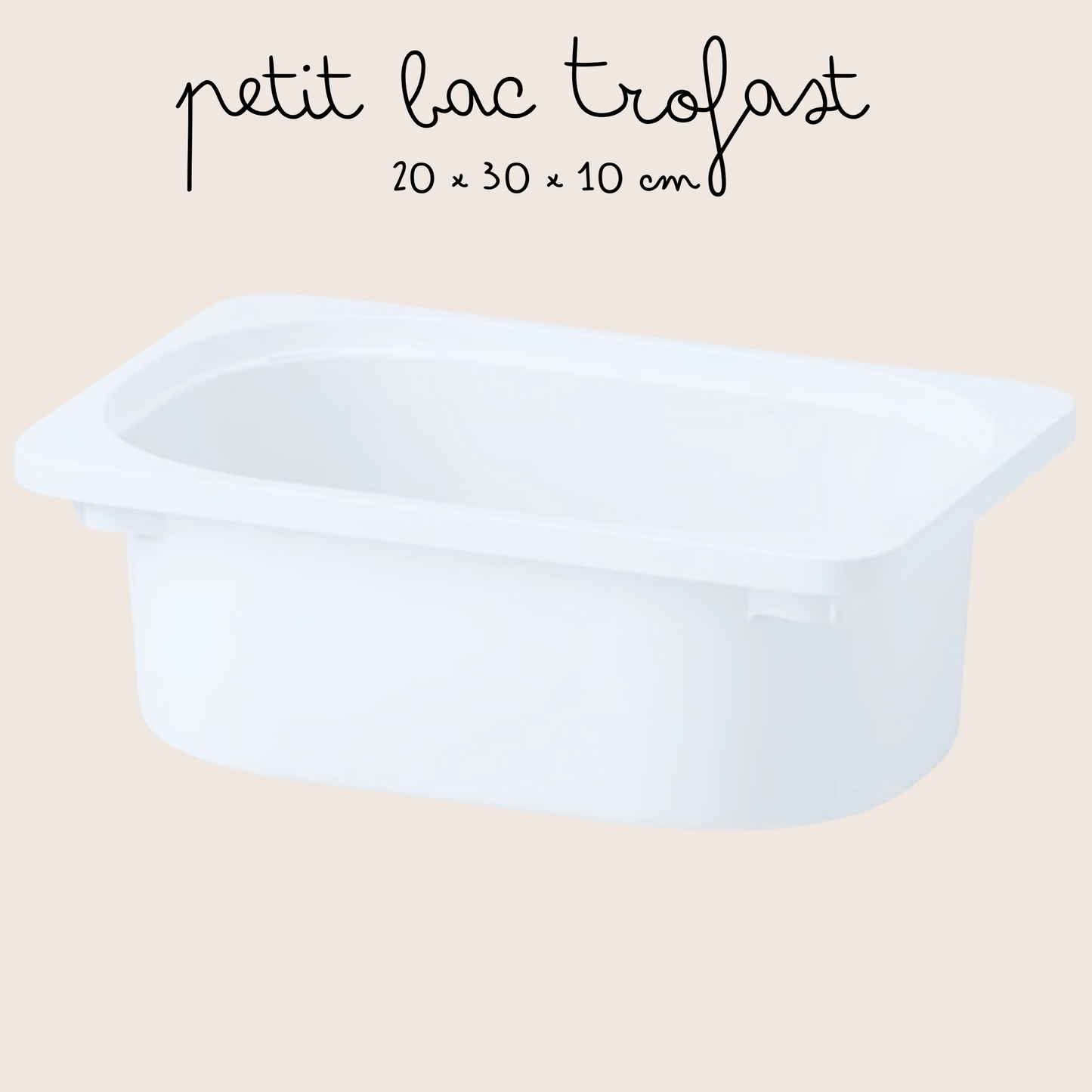 Petit bac TROFAST 20x30x10cm