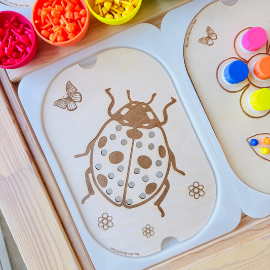 Petit insert en bois TROFAST coccinelle