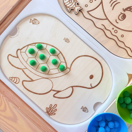 Petit insert en bois TROFAST Tortue + PDF