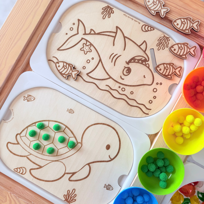 Petit insert en bois TROFAST Tortue + PDF