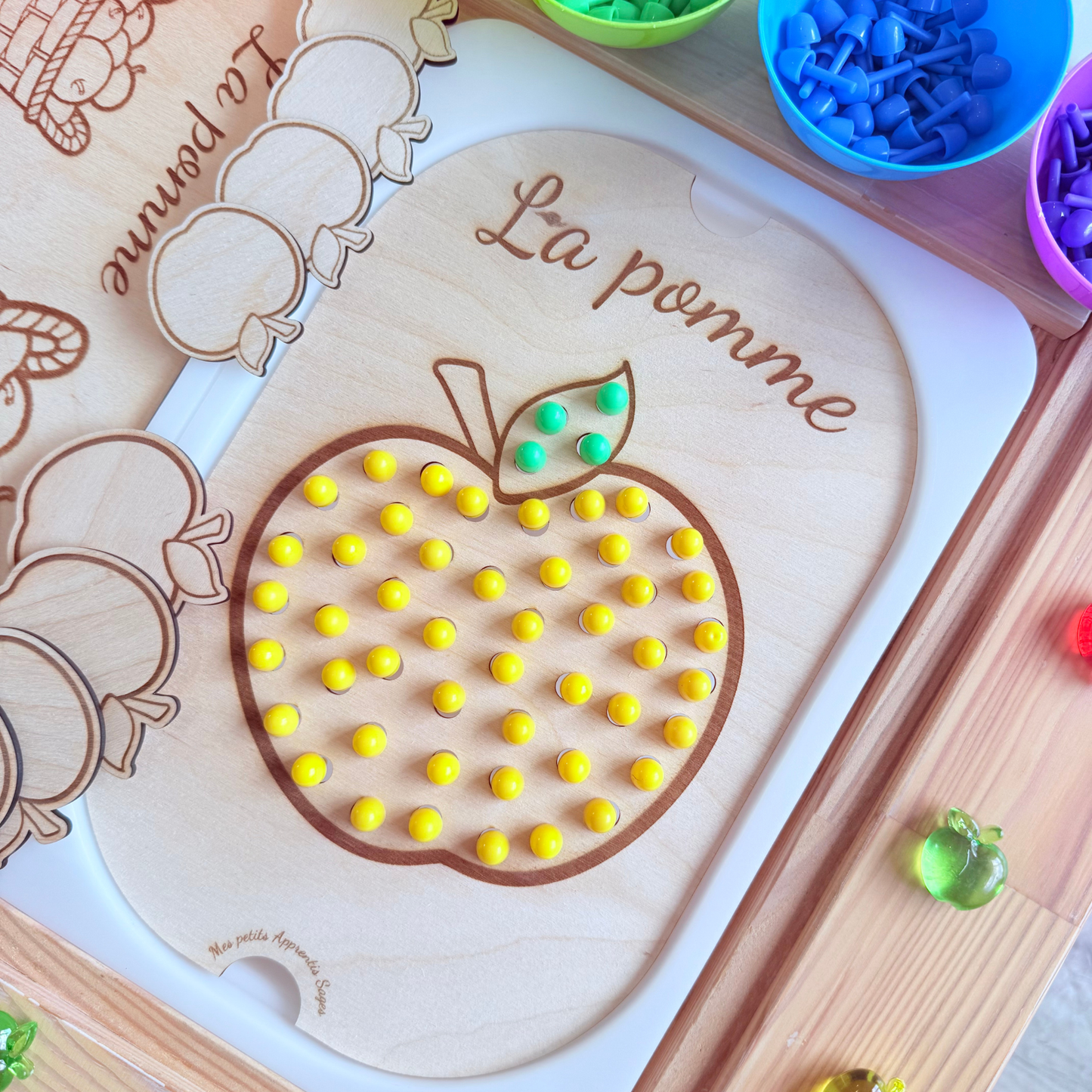Petit insert en bois TROFAST La pomme
