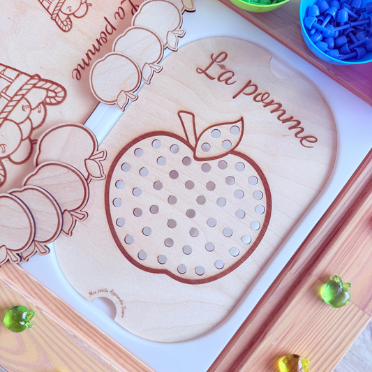 Petit insert en bois TROFAST La pomme