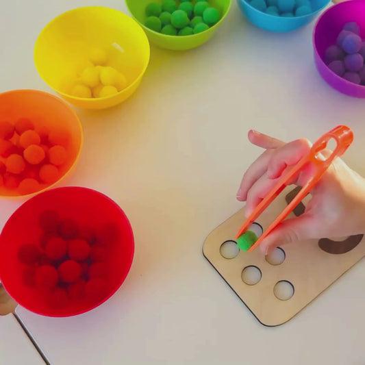 Planches en bois pour apprendre à compter de 0 à 10