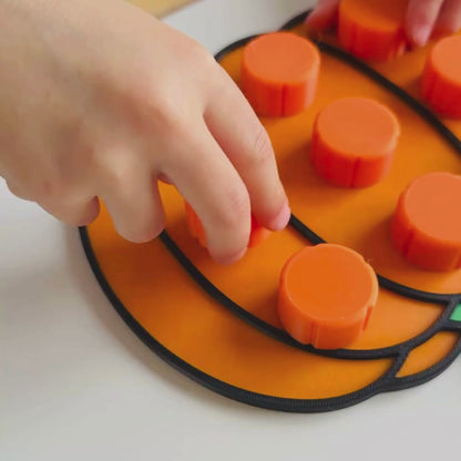 Citrouille à visser et dévisser – Jeu de motricité fine