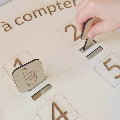 Insert en bois TROFAST J'apprends à compter
