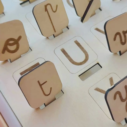 Alphabet cursif à ajouter l'insert : J'apprends l'alphabet