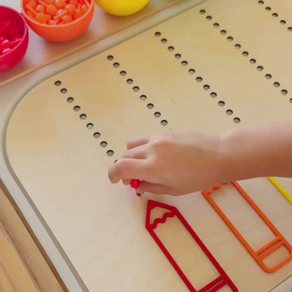 Grand insert en bois TROFAST les crayons de couleurs