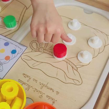 Insert Saint-Nicolas à visser – Dénombrement et motricité fine en maternelle