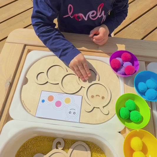 Petit insert en bois TROFAST Chenille + PDF