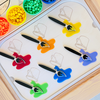 Grand insert TROFAST Les pots de peinture