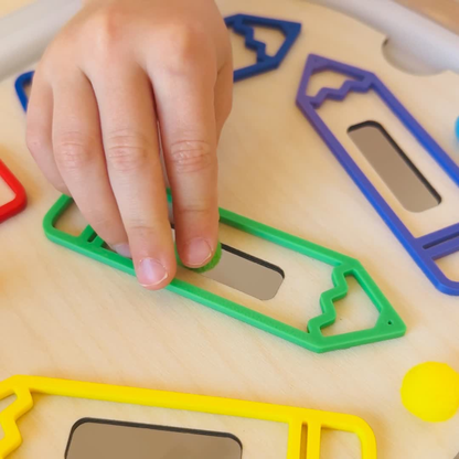 Petit insert en bois TROFAST Les crayons de couleur fentes